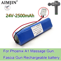 Massage gun Battery 6S1P 24V 2500mAh 18650 battery Suitable for Fascia Gun Massage Gun Muscle Relaxation Fitness Equipment