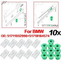 20pc For Bmw 3 Series E36 E46 E90 E91 51718184574 51711932996 Side Sill Skirt Trim Moulding Clips Auto Accessories Fastener clip