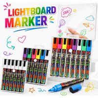 6/8 Colors Liquid Chalk Erasable Marker Set Creative Design Painting DIY Graffiti Glass LED Panel Easy Erase Lightboard Art Pen