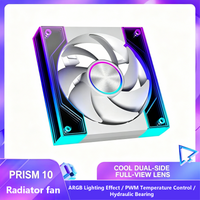 Prism 10Pro Fan 12cm Desktop Computer ARGB Divine Light Synchronous 5V Temperature Control Silent Heat Dissipation