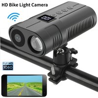 New 1080P Riding Sports Camera Headlight Recorder Strong Light Flashlight Camera Equipment Recorder 10 Hours Power Bank Function