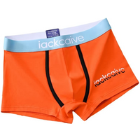 Men Trunks Fashion Letter Printed Underwear Big Pouch Boxers Knickers Youth Breathable U Convex Underpants Homme Slip