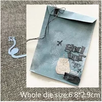 New Design Craft Metal stencil mold Cutting Die Aircraft route trajectory scrapbook die cut Album Paper Card Craft Embossing