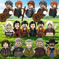 Game The Last of Us Bricks DT042-DT045 The Witcher Toy Gifts Red Dead Redemption Blocks DIY Mini Actiion Figures For Christmas