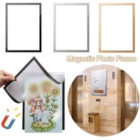 A3 A4 8.5x11inch Magnetic Photo Frame Poster Certificate Artwork Wall Home Decor Magnetic Display Board Photo Display