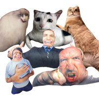 Custom Pillow with Picture, Cute White Elephant, Custom Double-Sided Printed Ugly Yet Funny Pillow, Personalized Gag Gift for Ch