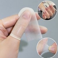 100PCS Disposable Latex Finger Cover Nail Art Finger Protection Cover Rubber Non-slip Anti-static Finger Cots Nail Art Tool