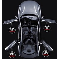 2Pcs Led Car Door Welcome Light Ghost Projector for Toyota Avalon 2013 2014 2015 2016 2017 2018 2019-2023 2024 2025 Accessories