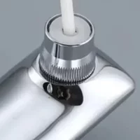 Sleek Chrome Finish Aerator Nozzle Plastic Rod Premium Tap Head Sturdy Aerator Nozzle Bathroom And Kitchen Bronze
