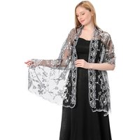 New Bridal Evening Dresses Shawl Wedding Bridesmaid Lady Cape Wraps Party Shiny Sunscreen Cloak Scarves