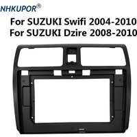 9/10 Inch Car Radio Fascia For SUZUKI Swift 2004-2010 Auto Stereo Install Plastic Panel Bezel Faceplate Frame Dash Kit