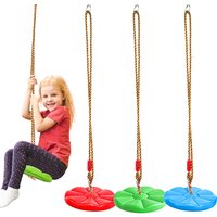 Swings for Children Indoor Outdoor Toys Garden Swing Kids Hanging Seat Toys with Height Adjustable Ropes