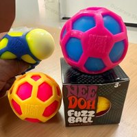 Atomic NeeDoh Squeeze Stress Ball, Schylling Soft Fidget Sensory Toy, Decompression Party Gift for Kids & Adults