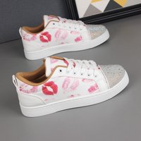 2026 New Boutique Comfortable Flat Running Sneakers Couple Style Fashion Hot Diamond Casual Board Shoes Women's Vulcanize Shoes