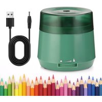 EAGLE Electric Pencil Sharpener USB/Battery Powered, 3s Fast Sharpener for 6-8mm Pencils 2 Point Options for School Home Office