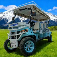MMC 4WD aluminum alloy frame, off-road tires, 48V/72V Lithium Battery Acoustic 2/8 Seat Golf Cart, 4000W/7000W Golf Cart
