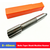 M2 HSS Mohs-Kegelschaft-Maschinenreibahle 8-40mm, H7/H8, geeignet für Spannfutter, CNC-Werkzeugmaschinen, Metallreibahle, Präzisionsschneiden