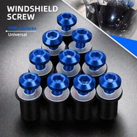 10PCS M5 5mm Windscreen Windshield Bolts Screw Kits For YAMAHA TRACER 900 700 GT 900GT TRACER MT09 MT07 TRACER 7/ GT 9 / GT