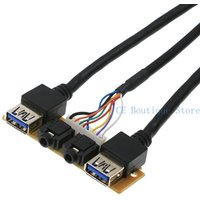 Computer for Case Front Panel USB Port Mic Earphone Cable USB3.0 + USB3.0 + for HD Line Port Interna
