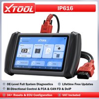 XTOOL InPlus IP616 OBD2 Scanner Vollsystem-Diagnosegerät Bidirektionales Scan-Tool mit 34+ Reset-Diensten Aktiver Test ECU-Konfiguration CANFD DoIP FCA Lebenslange Kostenlose Updates