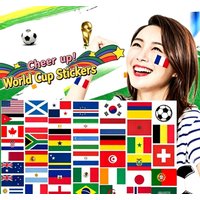 4 sets of 200 stickers of flags from all over the world, diy handbooks, luggage, stationery, water cups, decorative stickers, fo