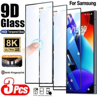 NNBILI 3pcs Tempered Glass Screen Protector for Samsung Galaxy S26 S25 S24Ultra S23 S22 S21 Plus S23 S21 S20 FE, Full Coverage