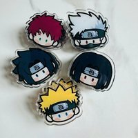 Q Version Exam Paper Clip Photo Clip Acrylic Anime Note Clip for Gaara Hatake Kakashi Uchiha Sasuke Uchiha Itachi Uzumaki Naruto