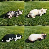 40cm Funny Simulation Cat Animal Plush Toys Movie Stuffed Animals Soft Stuffed Printing Siamese Cat Throw Pillow Cute Home Decor