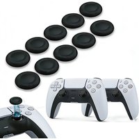 6Pcs Replacement Cap Soft Joystick Thumb Stick Game Console Thumb Grip Cap For PS4 PS5 Controllers Joysticks Silicone Thumbstick