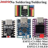1-5pcs ESP32-C3 SuperMini PRO Mini OLED Development Board ESP32C3 2.4G WiFi BT Bluetooth-compatible Wifiless Module for Arduino