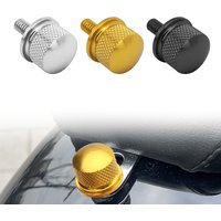 Black Chrome Gold Bolt Motorcycle For Harley Sportster Touring Softail CVO Rear CNC Passenger Seat Tab Screw Mount Accessories