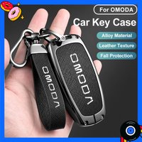 For Chery Omoda C5 E5 C9 Omoda 5 9 EV PHEV 2025 Car Key Case Bag Key chain Protective Cover Smart Remote Key Protection Shell