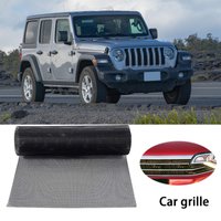 Car Tuning Grill Car Racing Grille Mesh Vent Universal Aluminum Automotive Grille insert Bumper Protection Vehicle Body Tool