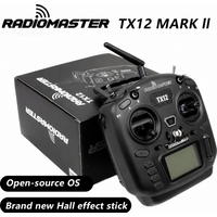 Radiomaster TX12 MK2 Radio Transmitter with ELRS Hall Sensor Gimbals, Open Source RC Controller for FPV Drone, RC Airplane, Flig