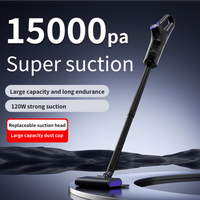 15000PA Vacuum Cleaner Portable Cordless Vacuum Cleaner 120W High Suction Power USB Rechargeable Cordless Home Vacuum Cleaner