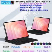 Magic Keyboard For Samsung Galaxy Tab S11 Ultra 14.6" 2025 Case For Tab S11 Ultra 14.6'' Multi-touch Smart Keyboard Cover Folio