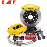 KLAKLE Car Accessories Modified 4 Piston 7600 Car Calipers Brake Pads 285*24 Brake Discs For BMW E46 Big Brake Kit For Fiat 500