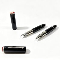 Low Discount M B Silver Black Ball Pen F 0.5MM 4810 Best Metal Mon Rollerball Cute Pocket Fountain Pens Kawaii School Supplies