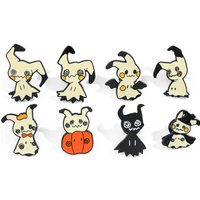 Cartoon Animal Breast Brooch Set Funny Mimikyu Enamel Pin Wallet Backpack Clothes Metal Emblem Accessories Gift