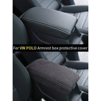 Central Control Armrest Box Protective Cover Pad For Volkswagen VW POLO VI MK6 Plus 2019 2020 2021 2022 2023 2024 Accessories