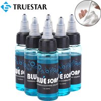 40ML Microblading Tattoo Cleaning Soap Clean and Sooth Solution Avoiding skin Irritation Blue Algae for Tattoo Clean Accessories