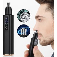 Electric Nose Hair Clipper Rechargeable Automatic Shaving Nose Trimmer Unisex Professional Washable Painless Nose Hair Trimmer