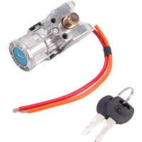 1pc Performance Battery Charger Mini Lock with 2 Keys for Motorcycle Electric Bicycle Scooter E-Bike Electric Lock