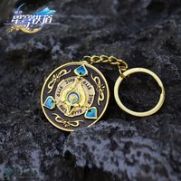 Honkai: Star Rail Anime Merch Keychain Aventurine Backpack Key Decorations Pendants Holiday Gift for Fan Must-Have Jewelry