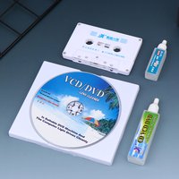 CD VCD DVD Player Lens Cleaner Wet/Dry Audio Cassette Tape Head Cleaner Demagnetizer For Player Maintenance