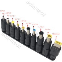 10PCS/Set 5.5x2.1mm Universal Male Jack Connector for DC Plugs AC Power Adapter Computer Cables Connectors Notebook Laptop