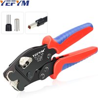 Ferrule Crimping Tool YE 16-4H Tubular Terminals 0.08-16mm²/30-5AWG Mini Pliers Adjust Knob To Control Electrical Clamps YEFYM