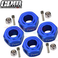GPM for ARRMA 1/10 GRANITE SENTON BIG ROCK VORTEKS 3S Metal Alloy 12mm Hex 7MM Thickness Wheel Hub Adapter AR310779 AR310871