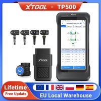 XTOOL TP500 TPMS-Programmiergerät Drahtloses Scan-Tool OBD2-Scanner Vollsystem-Diagnosegerät mit 17+ Reset-Funktionen TPMS-Programmierung TS100PRO-Sensoren Aktivierung und Neulernen von 99% der