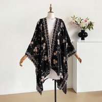 Bohemian Style Cotton Linen Embroidered Scarf Lightweight Beach Towel Sun Protection Shawl Thin Summer Silk Scarf for Travel